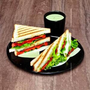 Vegetable Club Sandwich