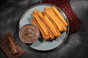 Classic Vanilla Churros 9 Pcs — Milk Chocolate Dip