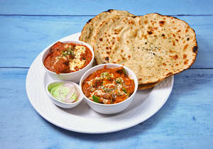 Rara Chaap + Kadai Paneer + Butter Roti (2 Pcs)