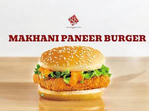 Makhani Paneer Burger