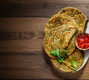 Chana sattu tawa paratha ( desi ghee)