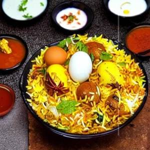 Tamilnadu style egg biriyani