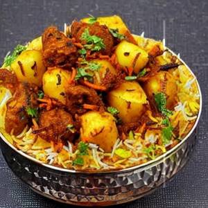 Punjabi Aloo Mixed Biryani