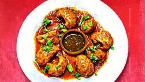 Chicken schezwan momos