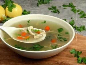 Chicken Lemon Corriander Soup