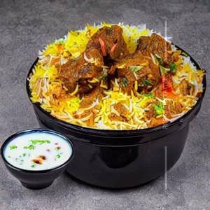 Mutton bucket biryani