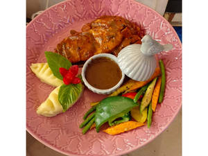 Grilled Chicken Baked Panini