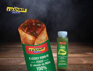 Frankie - Veg Schezwan Roll + Choice Of Beverage