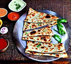 Mix cheese paratha