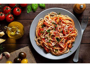 Veg Spaghetti Mixed Sauce
