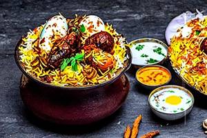 Egg biryani