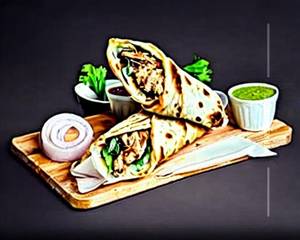 Chicken Afghani Roll
