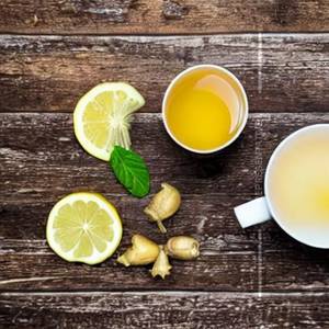 Lemon ginger tea