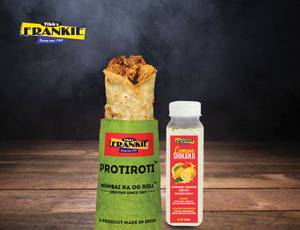 Protiroti - Lasuni Soya Tikka Chaap + Choice Of Beverage