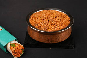 Chicken Khuska + Peri Peri Chicken Roll Shawarma