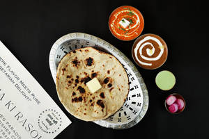 Dal Makhani + Paneer Butter Masala + 6 Butter Roti