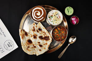 Plain Naan Thali