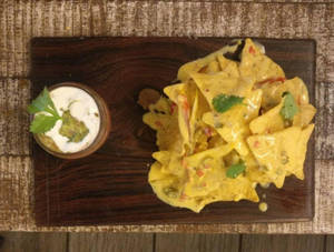 Mexican Jar With Cheesy Nachos