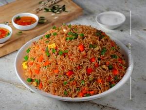Veg Triple Schezwan Fried Rice