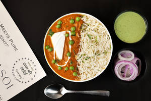 Matar Paneer Rice Combo