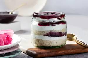 Black Currant Jar Cake