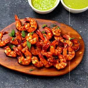 Prawns Bbq Sauce   Dry