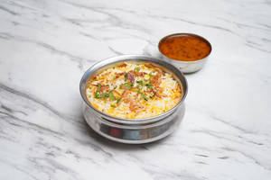 Mutton Biryani With Gravy