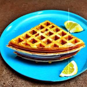 Crunchy Lemon Waffle
