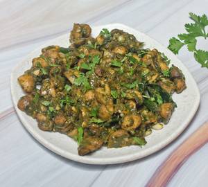 Coriander mushroom fry
