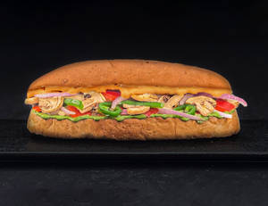 Spicy Mushroom Sub-Sandwich