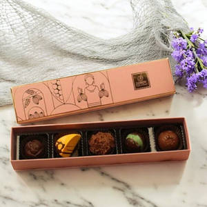 Pure Belgian Couverture Truffles And Pralines Box Of 5