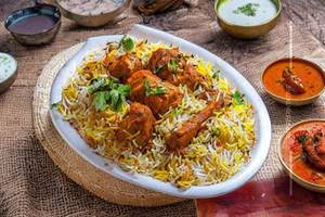 Chicken Reshmi Tikka Biryani
