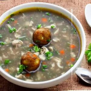 Chicken Ball Mushroom Soup