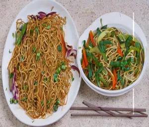 Veg Pan Fried Noodles