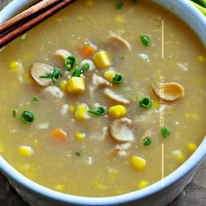Sweet Corn Mushroom Soup