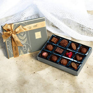 Pure Belgian Couverture Truffles And Pralines Box Of 12