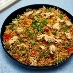 Chicken Burnt Chilli Garlic Fried Rice