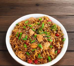 Chicken egg Schezwan fried rice