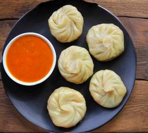 Chicken momos (6 pieces) Steamed