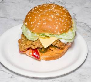 Hot and spicy burger