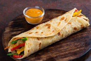 Tangy Mushroom Pepper Fry Roll