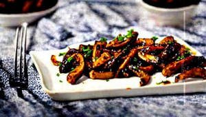Mushroom Pepper Fry