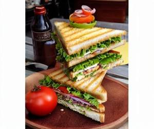 Veg Club Sandwich