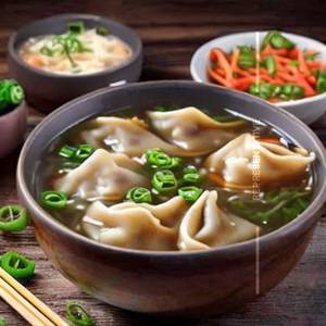 Veg Wonton Soup
