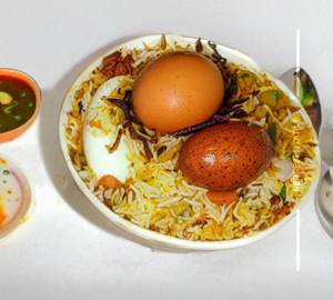 Egg biryani