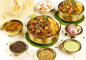 Mushroom Pepper Fry Biryani