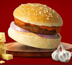 Schezwan cheese burger