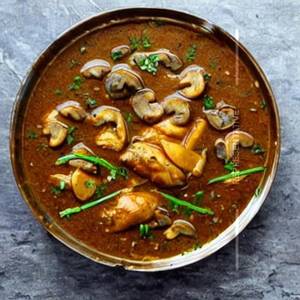 Chicken Mushroom Bamboo-Shoot & Veg Gravy
