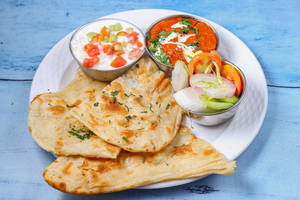 Butter Paneer Masala with Butter Naan