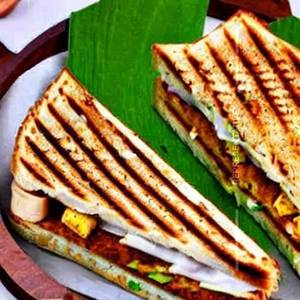 Veg Cheese Paneer Grilled Sandwich